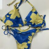 文月珀^_^サイン入りチェキ黄色ビキニ ☆佐藤衣栞☆限定！着用水着2つセット♡サイン色紙＆チェキ